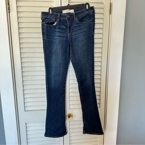 Abercrombie & Fitch Dark Indigo Boot Cut Jeans